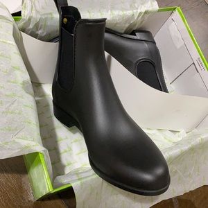 Sam Edelman Tinsley matte black rain boots